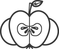 Apple icon illustration vector
