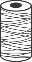 A spool of thread on a white background vector