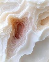 Intricate layers of translucent agate photo