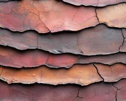 Cracked and weathered stone texture photo