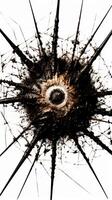 Shattered glass abstract background photo
