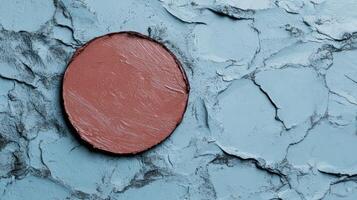 Textured abstract background with a red circle photo