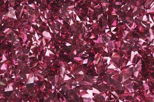 Luxury Abstract Realistic Red Crystal Texture Reflection Close Up Background 3D rendering photo