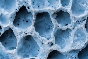 Frozen abstract texture with icy patterns photo