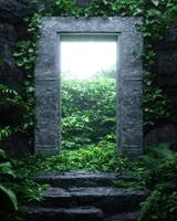 Enchanted forest gateway to paradise photo