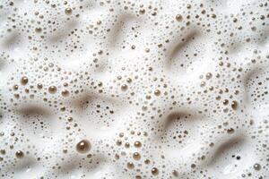 Sparkling bubbles and foam texture photo