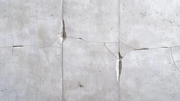 Cracked concrete wall texture background photo