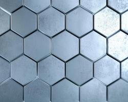 abstract hexagon pattern background photo