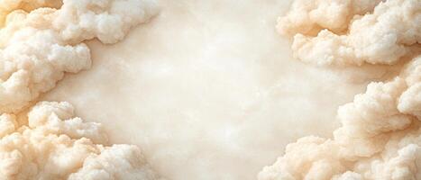 Soft and fluffy clouds in the sky photo