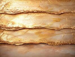 Textured golden surface with abstract patterns photo