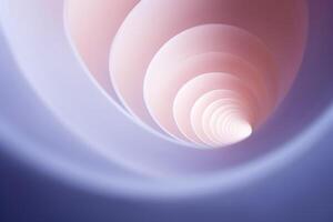 Abstract tunnel of light and color photo