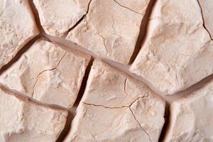 Cracked and weathered stone texture photo