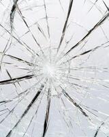Shattered glass texture background photo