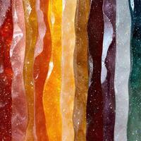 Colorful abstract background of translucent candy or gemstone textures photo