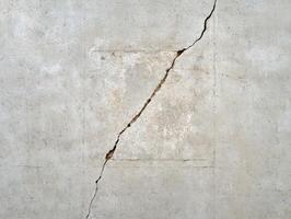 Cracked concrete wall texture background photo