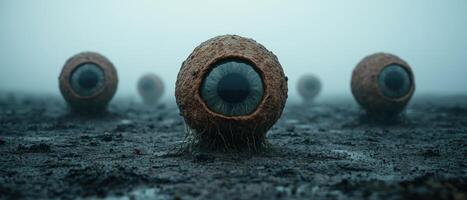 Mysterious eyes of the deep photo