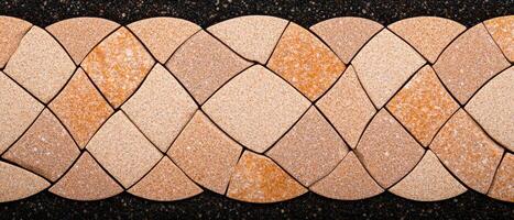 abstract geometric stone pattern photo