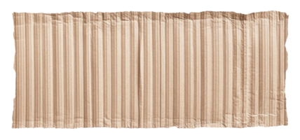 Piece of cardboard isolated on transparent background png