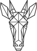 Geometric animal art a modern twist on nature vector