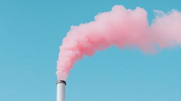 Illustration comparing biofuel emissions vs fossil fuel emissions, Biofuel vs Fossil, Environmental impact photo