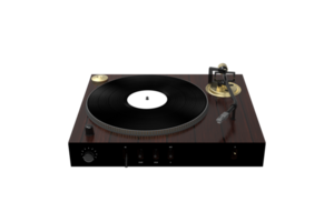 turntable with a record player on transparent background png