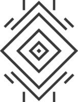 Geometric art simple and bold vector
