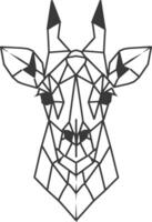 geometric interpretation of a giraffe head vector