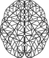 geometric representation of the human brain vector