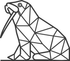 geometric representation of a walrus vector