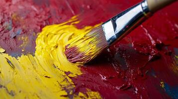 Exploring Color and Texture Through Creative Brushstrokes photo