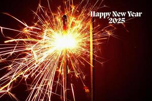 Joyful Happy New Year 2025 photo