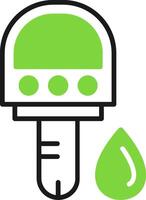 Checkup Green Mix Style Icon vector