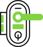 Checkup Green Mix Style Icon vector
