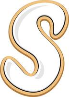 S Alphabet Font Style Element vector