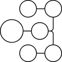 Flow Chart Outline Style Element vector