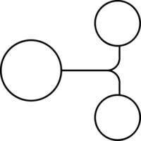Flow Chart Outline Style Element vector