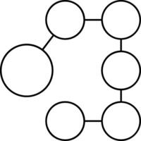 Flow Chart Outline Style Element vector