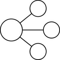 Flow Chart Outline Style Element vector