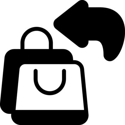 Returns Glyph Style Icon