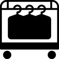 Clearance Rack Symbol Glyph Style Icon vector