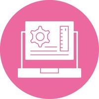 App Development Glyph Style Icon vector