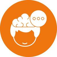 Menu Glyph Style Icon vector