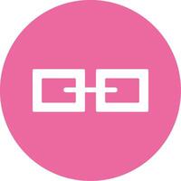 Link Glyph Style Icon vector