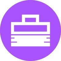 Brifcase Glyph Style Icon vector