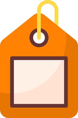 Discount Tag Flat Style Icon