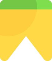 Bookmark Flat Style Icon vector