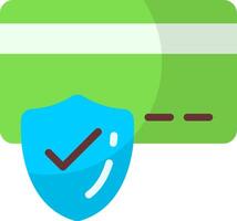 Secure Payment Flat Style Icon vector