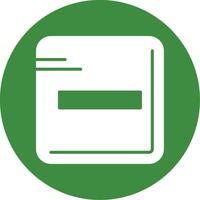 Remove Glyph Style Icon vector
