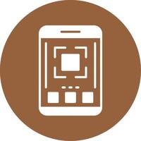 Full screen Glyph Style Icon vector