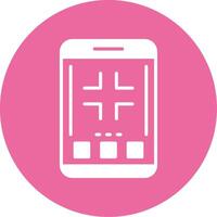 Exit full screen Glyph Style Icon vector